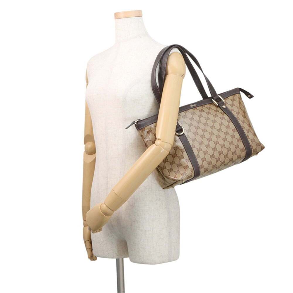 GUCCI Brown Leather Shoulder Bag - Picture 4 of 15